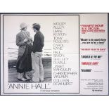 ANNIE HALL (1977) - 30" x 40" (76 x 101.5 cm) - UK Quad Film Poster - Very Fine - Folded (as