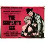 THE SERPENT'S EGG (1977) - 30" x 40" (76 x 101.5 cm) - UK Quad Film Poster - First release Academy