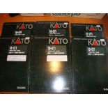 A quantity of Kato book set storage compartments for N Gauge trains - Fair to as lotted - Good (6)