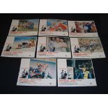 LITTLE FAUSS AND BIG HALSY (1970) - Robert Redford - US Complete Set of 8 Movie Lobby Cards. Good
