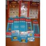 A small quantity of Peco points, point motors and Hornby sealed figure packs - Good to Very Good,