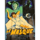 LE MASQUE (BAT) 1959) - 45" x 62" (114.5 x 157.5) - French Grande Movie Poster Affiche - Vincent