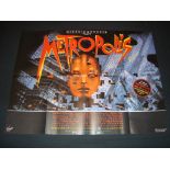 METROPOLIS (1980 re-release) - UK Quad Film Poster - Georgio Moroder Presents