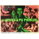 THE BRIDES OF FU MANCHU (1966) - 30" x 40" (76 x 101.5 cm) - UK Quad Film Poster - Tom Chantrell