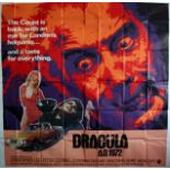 DRACULA A.D.1972 (1972) - 81" x 81" (206 x 206 cm) - US / International Six Sheet Movie Poster - Tom