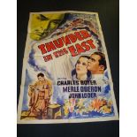 THUNDER IN THE EAST (1934) - US One Sheet Movie Poster - Folded. Good