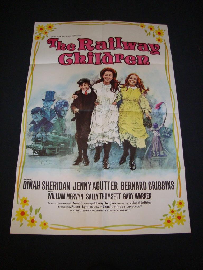 THE RAILWAY CHILDREN (1970) UK / International One Sheet Movie Poster - Folded. Fine