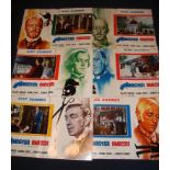 KIND HEARTS AND CORONETS (1951) - Italian Photobusta set of 6 - Folded. Good