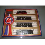 A Lima German Branch Line German passenger train set - steam tank locomotive and three passenger