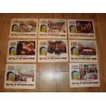THE FALL OF THE ROMAN EMPIRE (1964) US Lobby Cards complete set of 8