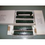 A pair of Tri-Ang/Hornby R157 lightweight DMU sets (one x 2 car and one x 3 car) - Very Good,