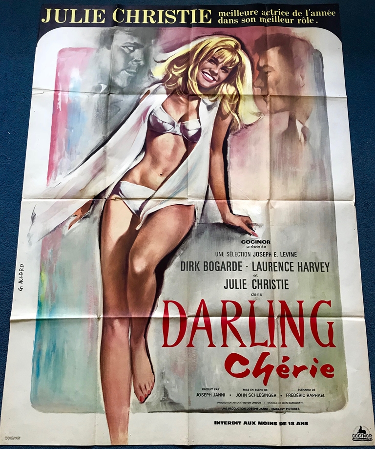 DARLING - CHERIE (1966) - 45" x 62" (114.5 x 157.5) - French Grande Movie Poster Affiche - Julie