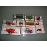 A small group of 1:87 scale vehicles by Wiking together with a 1:72 scale vehicle by Carorama -