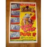 ROCK BABY ROCK IT (1957) US One Sheet Movie Poster (27" x 41") Folded