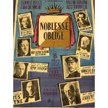 NOBLESSE OBLIGE - 'KIND HEARTS & CORONETS' (1949) - 45" x 62" (114.5 x 157.5) - French Grande