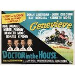 DOCTOR IN THE HOUSE / GENEVIEVE (1959) - 30" x 40" (76 x 101.5 cm) - UK Quad Film Poster Double Bill
