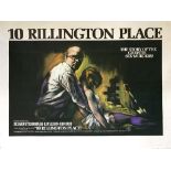10 RILLINGTON PLACE (1970) - 30" x 40" (76 x 101.5 cm) - UK Quad Film Poster - Very Fine minus -