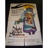 NIGHT OF DARK SHADOWS (1971) - US One Sheet Movie Poster - Folded. Fair to Good