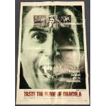 TASTE THE BLOOD OF DRACULA (1968) - 27" x 41" (68.5 x 104 cm) - US One Sheet Movie Poster - Litho in