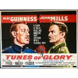 TUNES OF GLORY (1960) - 30" x 40" (76 x 101.5 cm) - UK Quad Film Poster - Very Fine minus -