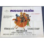 MODESTY BLAISE (1966) - 30" x 40" (76 x 101.5 cm) - UK Quad Film Poster - Bob Peak Artwork - Very