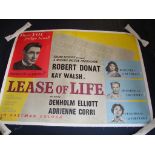 LEASE OF LIFE (1954)- UK Quad Film Poster - Rolled. Linen Backed - Good