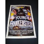 YOUNG FRANKENSTEIN (1974) - US One Sheet Movie Poster Style B - Folded. Good