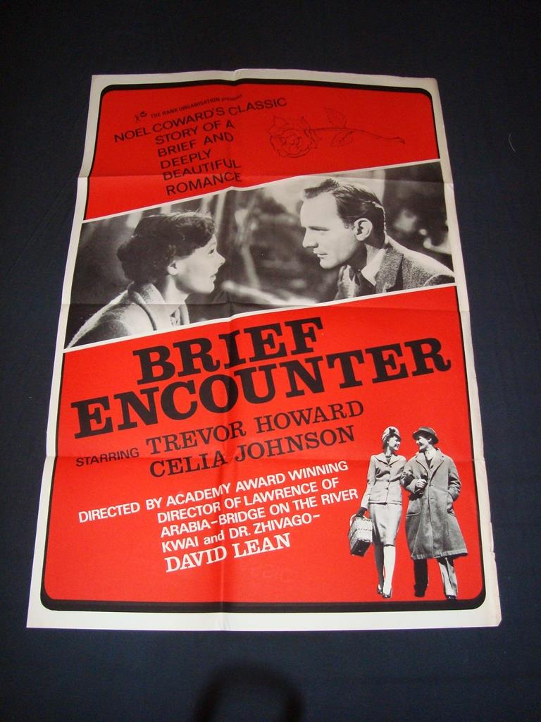 BRIEF ENCOUNTER (1974) - Sophia Lauren, Richard Burton - UK / International One Sheet Movie Poster -