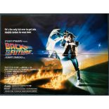 BACK TO THE FUTURE (1985) - 30" x 40" (76 x 101.5 cm) - UK Quad Film Poster - Very Fine - Folded (as