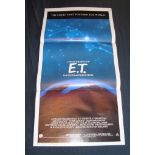 E.T. (1985 - Re-release) - Australian Daybill Movie Poster - Folded. Fine