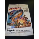 ZEPPELIN (1971) - US One Sheet Movie Poster - Folded. Good