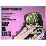 COUP DE GRACE (1976) - 30" x 40" (76 x 101.5 cm) - UK Quad Film Poster - First release Academy