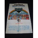 LOGAN'S RUN (1976) - US One Sheet Movie Poster - Folded. Fair - Graffiti to rear which shows on