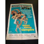 COUNT YORGA, VAMPIRE (1970) - US One Sheet Movie Poster - Folded. Fair to Good