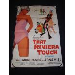 THAT RIVIERA TOUCH (1966) - Eric Morecombe, Ernie Wise - UK One Sheet Movie Poster - Folded. Fine