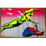 SPIDERMAN & NAMOR (1971) - 21.5" x 33" (54.5 x 84 cm) - Promotional poster - Part of the 24 Marvel