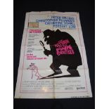 THE RETURN OF THE PINK PANTHER (1975) - US One Sheet Movie Poster - Folded. Fair