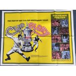 CUP GLORY (1972) - 30" x 40" (76 x 101.5 cm) - UK Quad Film Poster - Style B Artwork - Very Fine