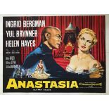 ANASTASIA (1956) - 30" x 40" (76 x 101.5 cm) - UK Quad Film Poster - Very Fine - Folded (as