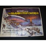 ISLAND AT THE TOP OF THE WORLD (1974) - Main UK Quad Film Poster Folded. Fine