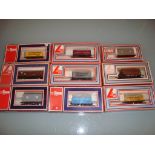 A group of boxed Lima wagons as lotted - Good, Fair to Good boxes (9)