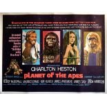 PLANET OF THE APES (1968) - 30" x 40" (76 x 101.5 cm) - UK Quad Film Poster - Printed in England