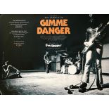 GIMME DANGER (2016) - 30" x 40" (76 x 101.5 cm) - UK Quad Film Poster - Iggy Pop & The Stooges -