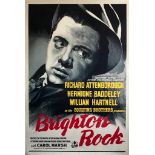 BRIGHTON ROCK (1947) 27" x 40" (68.5 x 101.5 cm) - British One Sheet Movie Poster - Electric (M)