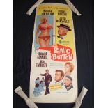 PANIC BUTTON (1964) - US Insert Movie Poster - Rolled. Fair to Good