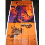 DRACULA AD.1972 (1972) - Christopher Lee, Peter Cushing - US 3 Sheet Movie Poster - Folded. Fair