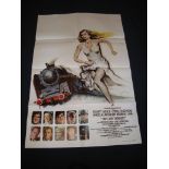 THE LADY VANISHES (1979) Elliott Gould, Sybil Shepherd, Angela Lansbury- UK One Sheet Movie Poster