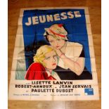 JEUNESSE (1933) French Grande Movie Poster (47¼" x 62½"). Rare country of origin poster for this