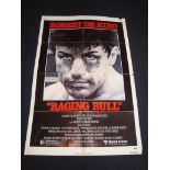 RAGING BULL (1980) - US One Sheet Movie Poster - Folded. Fair