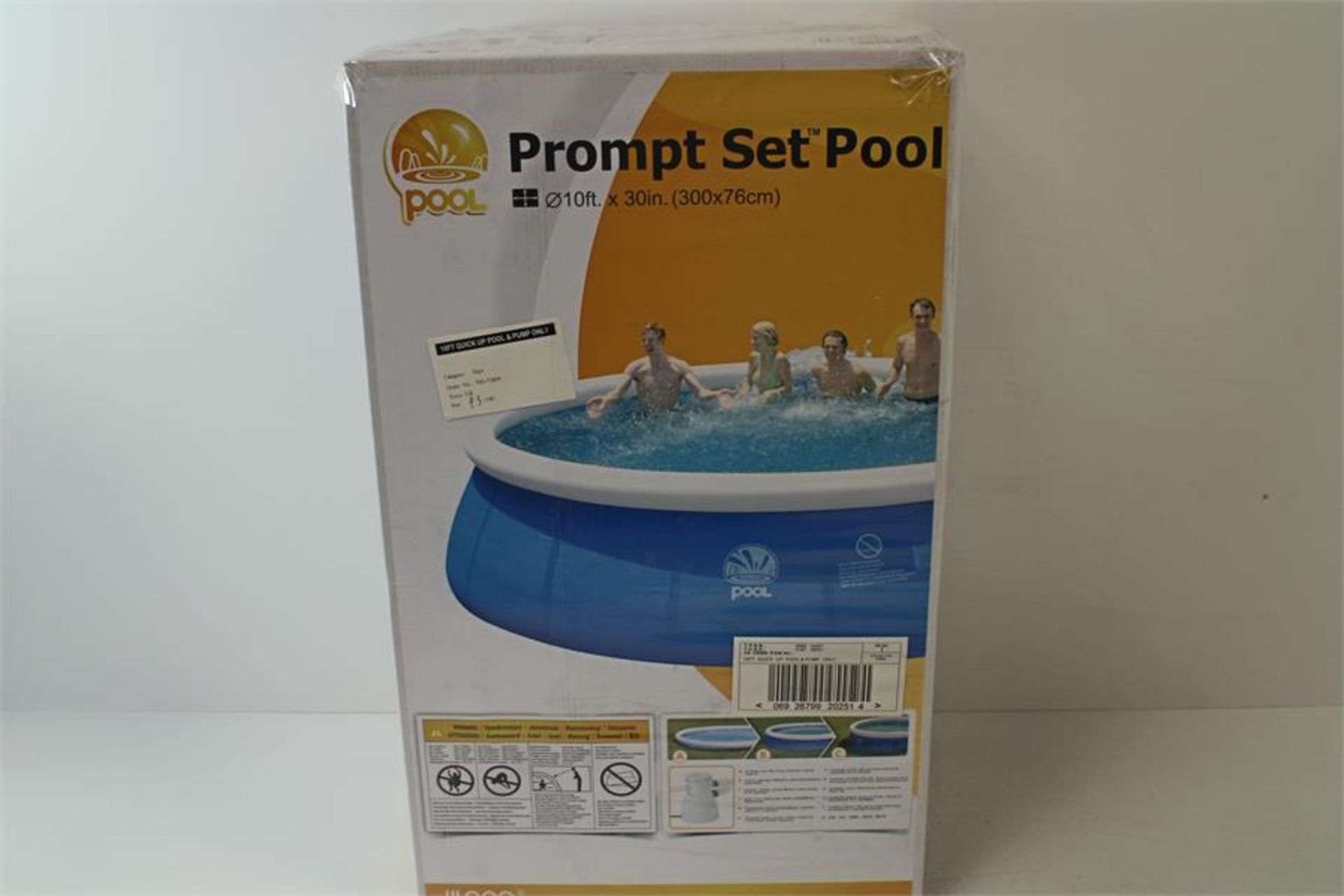 BRAND NEW - Jilong Prompt Set Pool 10ft X 30in. (300X76cm) With Filter pump - Pool Cover Included